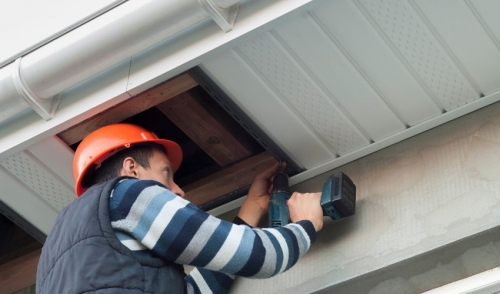 How to Repair a Rotted Soffit