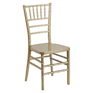 Flash Furniture® Gold Resin Chiavari Chair