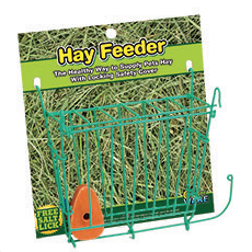 Hay Feeder - Wire Rack With Free Salt Lick