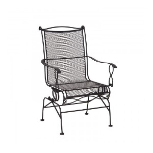 Rialto Mesh Coil Spring Rocker Dining Chair    