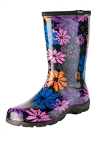 Sloggers Women's Flower Power Rain & Garden Boot
