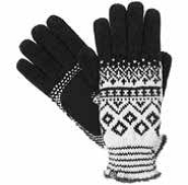Isotoner Women's Chenille Fairisle Gloves