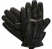 Isotoner Men's Smooth Leather Sherpasoft Lined Gloves