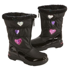 Totes Girls' Heartful Winter Boots
