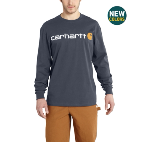 Carhartt Long Sleeve Logo Tee Shirt