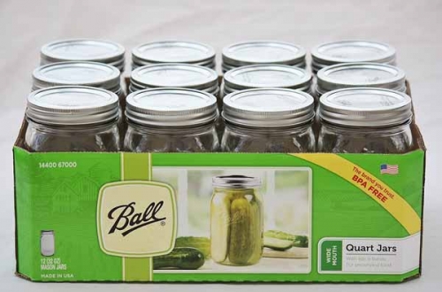 Ball Wide Mouth Quart Canning Jars 12 Pack