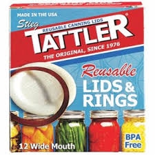 Tattler Reusable Wide Mouth Canning Lids & Rings