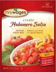 Mrs. Wages Habanero Salsa Seasoning Mix Hot