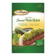 Mrs. Wages Sweet Pickle Relish Quick Process Pickle Mix