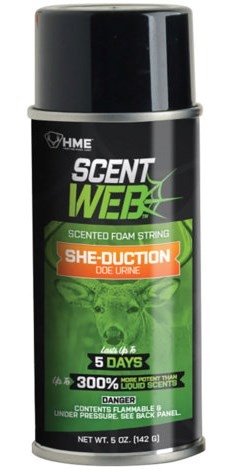 Scent Web She-Duction Doe Urine Scented Foam String Attractant