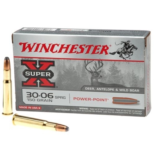 Winchester Super X 30-06 Springfield 150 Grain Power-Point Bullets