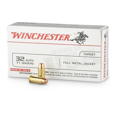 Winchester .32 Auto, 71 Grain, 50 Rounds