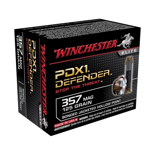 Winchester PDX1 Defender 357 Mag, 125 Gr., Jacketed Hollow Point