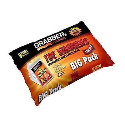 Grabber Toe Warmers, Big 8-Pair Pack