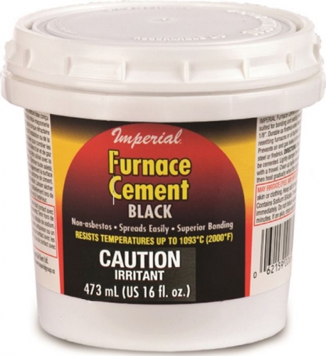 Imperial 16 oz. Black Furnace Cement