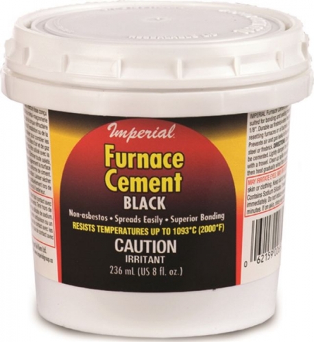Imperial 8 oz. Black Furnace Cement