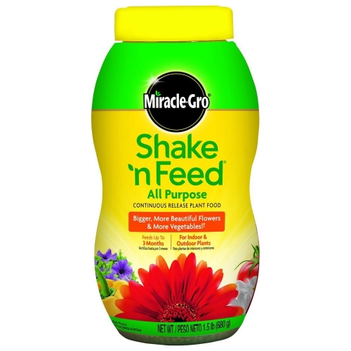 Miracle Gro Shake 'n Feed All Purpose Continuous Release Plant Food 1.5 lb.