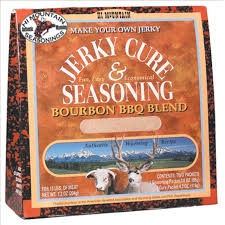 Hi Mountain Seasonings Make Your Own Jerky Bourbon BBQ Blend Jerky Cure & Seasoning Kit
