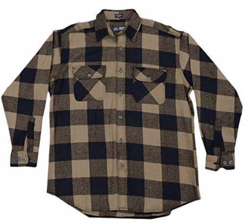 Canyon Guide Outfitters Men's Heavyweight Cotton Flannel Shirt