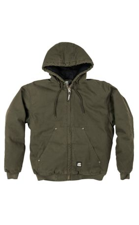 Berne 'Highland' Washed Hooded Jacket