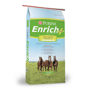 Purina Enrich Plus Ration Balancing Horse Feed 50#