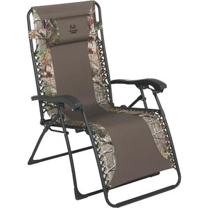 Outdoor Expressions RealTree Zero Gravity Relaxer Convertible Lounge Chair 