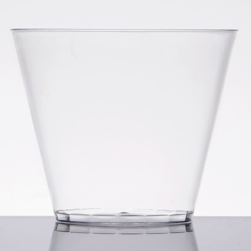 9oz. Clear Plastic Tumbler