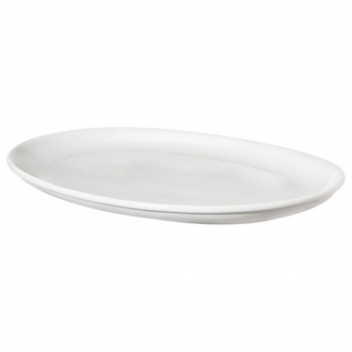 Platter, White Porcelain