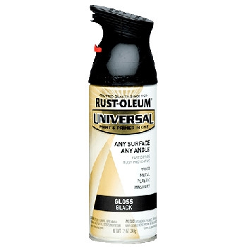Universal Topcoat Gloss Black Spray Paint