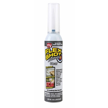 Flex Shot™ Clear Rubber Adhesive Sealant, 8 oz.