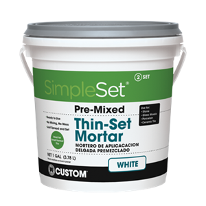 SimpleSet® Pre-Mixed Thin-Set Mortar
