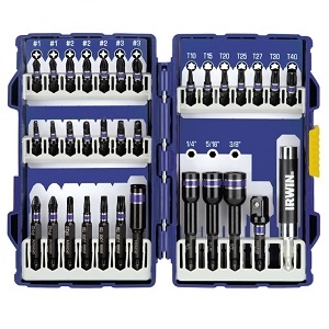 Irwin 1840315 Impact Fastener Drive Set, 33 Pieces 