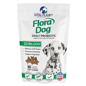 Vital Planet™ Flora Dog 20 Billion Probiotic Soft Chews