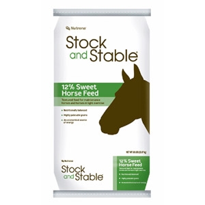 Nutrena® Stock and Stable® 12% Sweet Horse Feed