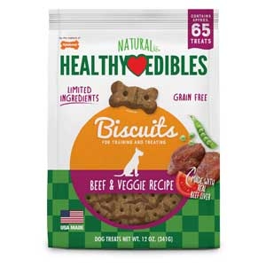 Healthy Edibles Biscuits Beef & Veggie Flavor
