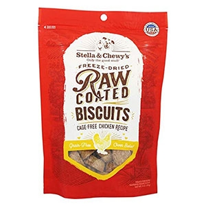 Stella & Chewy's® Cage-Free Chicken Raw Coated Biscuits Dog Treats