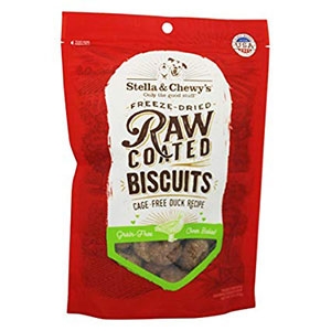 Stella & Chewy's® Cage-Free Duck Raw Coated Biscuits Dog Treats