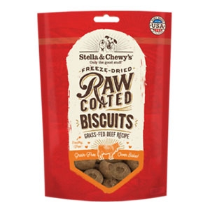 Stella & Chewy's® Grass-Fed Beef Raw Coated Biscuits Dog Treats