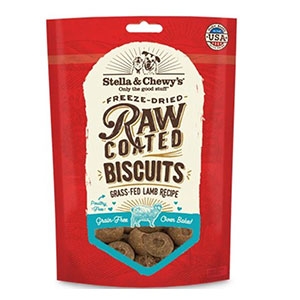 Stella & Chewy's® Grass-Fed Lamb Raw Coated Biscuits Dog Treats