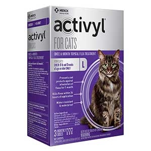 Activyl® Spot-On Flea Killer for (Over 9 Lbs.) Cats