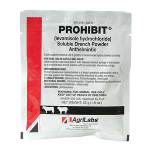 Prohibit® Soluble Drench Powder Cattle and Sheep Dewormer