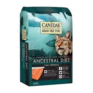 Grain-Free Pure Ancestral Diet Fish Formula Freeze-Dried Raw Coated Dry Cat Food