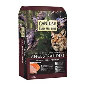 Grain-Free Pure Ancestral Diet Multi-Protein Formula Freeze-Dried Raw Coated Dry Cat Food