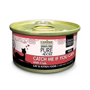 Grain-Free Pure® Adore Catch Me If You Can Grain Free with Crab Pâté Wet Cat Food