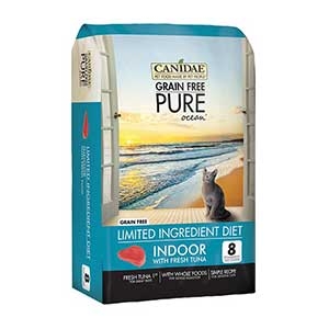 Grain-Free Pure Ocean® Indoor Cat Formula with Real Tuna Dry Cat Food