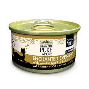 Grain-Free Pure® Adore Enchanted Evening Grain Free Roasted Quail Shredded Wet Cat Food In Broth