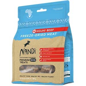 Nandi Nguni® Beef Freeze-Dried Meat Premium Dog Treats