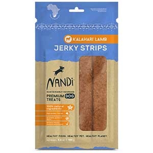 Nandi Kalahari® Lamb Jerky Strips Premium Dog Treats