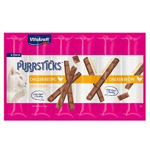 Vitakraft® 6-Pack Purrsticks Chicken Recipe Cat Treats