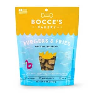 Bocce's Bakery Burgers & Fries Biscuits Dog Treats